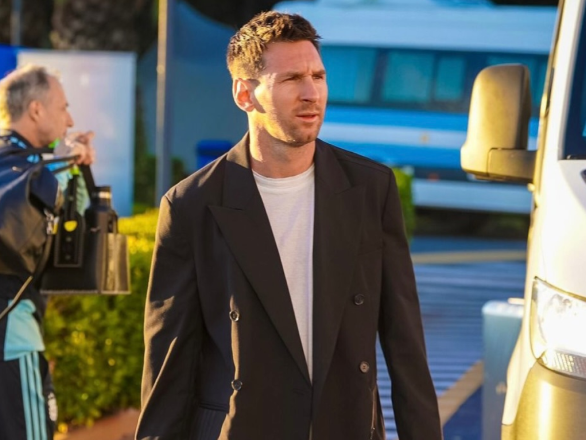 Lionel Messi ya llegó al país y se sumó a los entrenamientos de la Selección&nbsp;Argentina