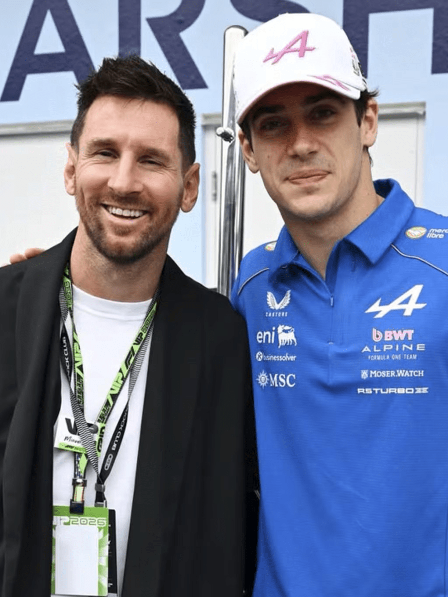 Leo Messi visitó a Franco Colapinto en el GP de&nbsp;Miami