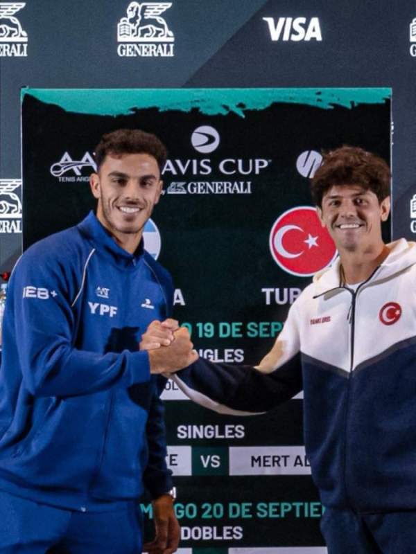 Todo listo para la Copa Davis en Neuquén: se sortearon los cruces de la serie entre Argentina y&nbsp;Turquía