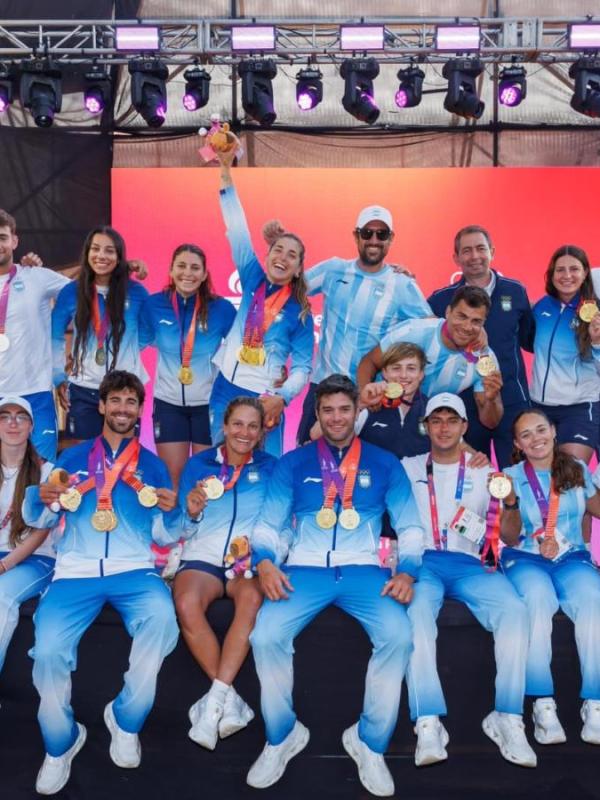 Argentina firmó su mejor día en los Suramericanos y se aseguró el segundo&nbsp;puesto