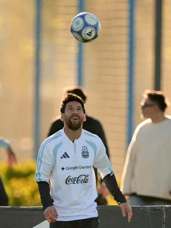 Messi se entrena por última vez en la Selección&nbsp;Argentina