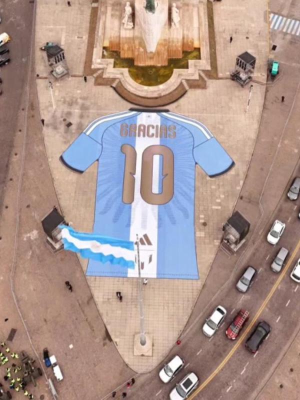 Se acerca el adiós: imponente homenaje a Lionel Messi en&nbsp;Rosario